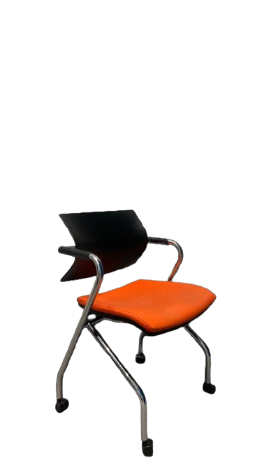 Chaise de réunion avec Roulettes et Accoudoirs
