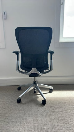 Hartworth - Fauteuil de bureau avec dossier en résille et accoudoirs réglables - arriere