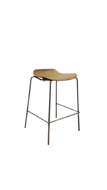 Chaise haute coque bois