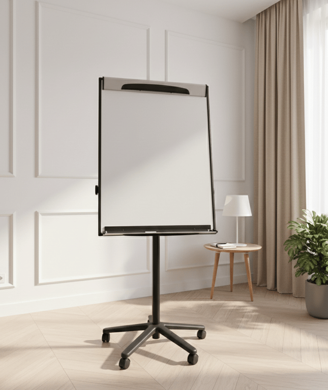 Tableau blanc pour feutres Velleda en plastique