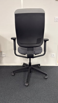 Fauteuil de bureau Steelcase Reply Tapissé Gris - 3-4