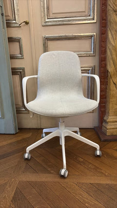 Chaise de réunion avec roulettes et accoudoirs - 3-4