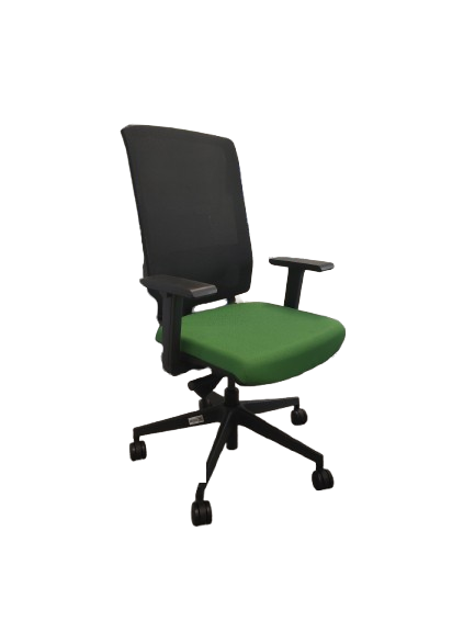 Fauteuil de bureau ergonomique en tissu avec roulettes