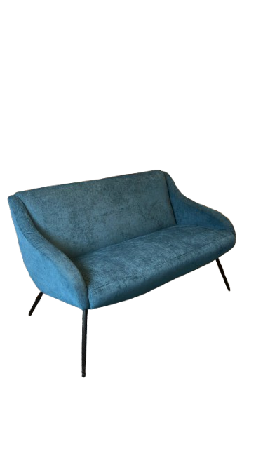Canapé rectangulaire bleu clair