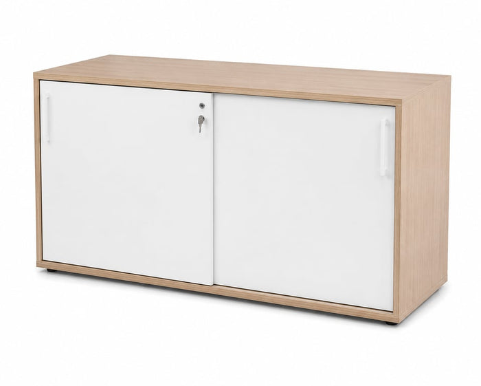 Armoire basse coulissante avec clé