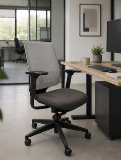 Fauteuil de bureau Steelcase Reply Air Gris