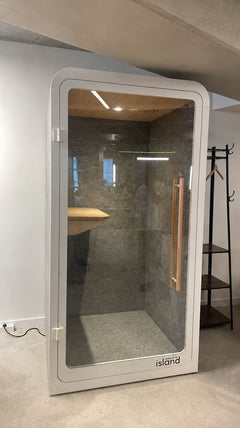Cabine acoustique solo Work With Island Plexiglass