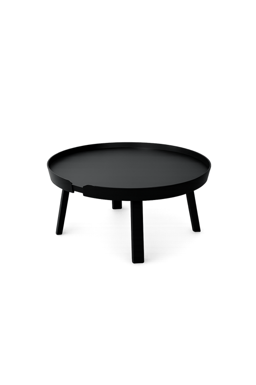 Table basse ronde en bois