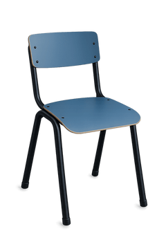 Chaise de cafétéria empilable