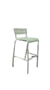 Chaise d'extérieur en métal Vista blue