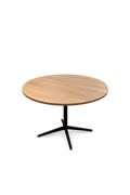 Table de cafétéria ronde 130x130 chêne clair