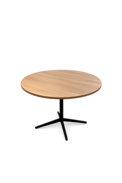 Table de cafétéria ronde 130x130 chêne clair