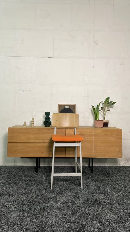 Tabouret haut Muuto Loft Orange