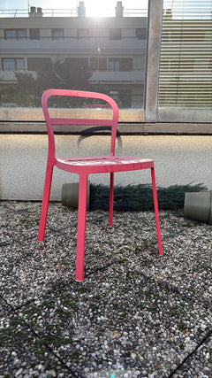 Chaise d'extérieur IKEA Reidar Rouge Métal - 3-4