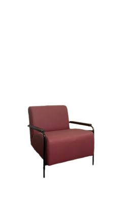 Fauteuil Viccarbe Colubi bordeaux - 3-4