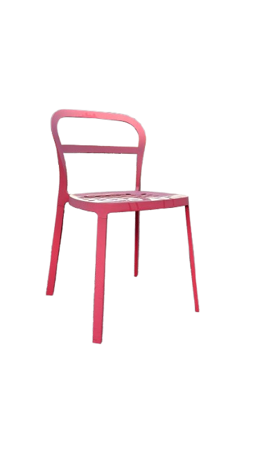 Chaise d'extérieur IKEA Reidar Rouge Métal