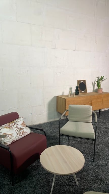 Fauteuil Expormim Nido Beige et Noir