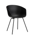 Fauteuil Hay - Chaise AAC26 pieds noirs