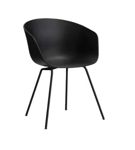 Fauteuil Hay - Chaise AAC26 pieds noirs