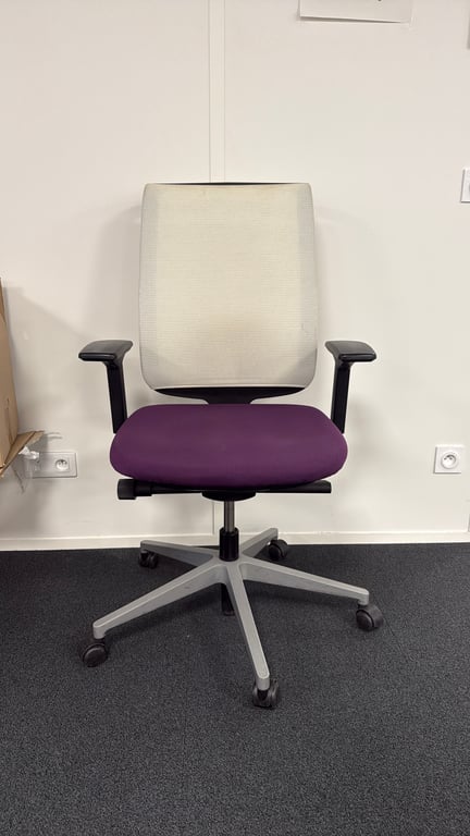 Fauteuil de bureau Steelcase Reply Air Violet - 3-4