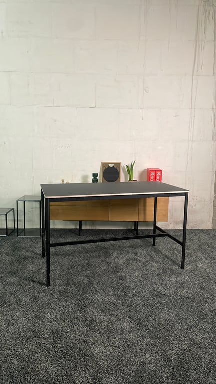 Table haute rectangulaire 160x80 Muuto - Base High Table - 3-4