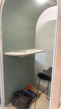 Cabine acoustique 1 place Leet Design Arche - cotes