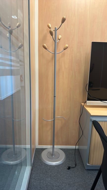 Porte-manteaux en métal greychrome - 3-4