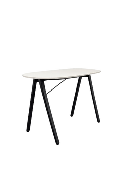 Table haute 140x100 Blanc et Noir