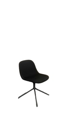 Chaise de réunion Muuto Fiber Chair Noir