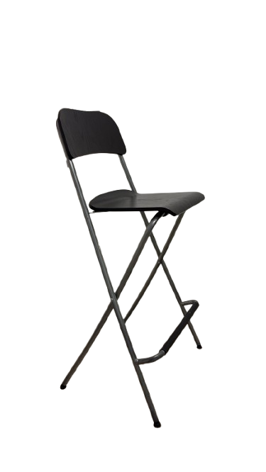 Chaise haute pliante IKEA noire