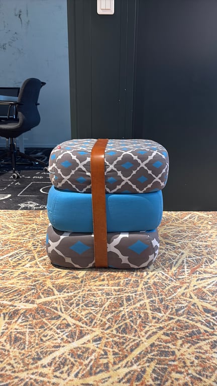 Pouf Fatboy Babuschka motifs géométriques - 3-4