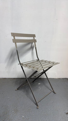 Chaise d'extérieur en métal Kaki - 3-4