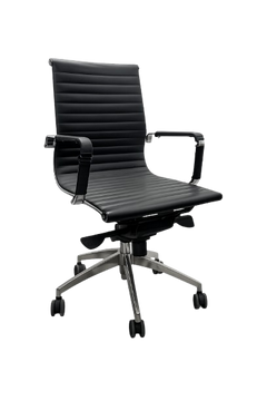 Chaise de réunion en cuir Leixin