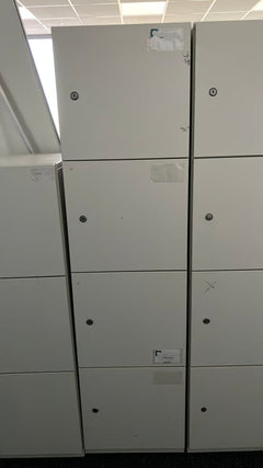 Bloc de 4 - Casier de rangement à portes battantes - face