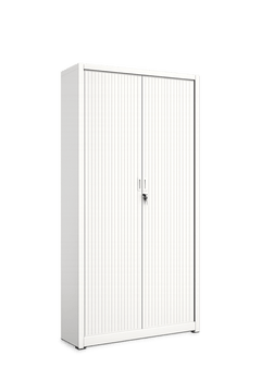 Meroni - Armoire Haute avec Portes Coulissantes et Fermeture à Clé