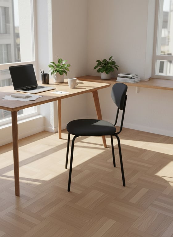 IKEA - Östanö - Chaise de cafétéria en tissu avec dossier plein
