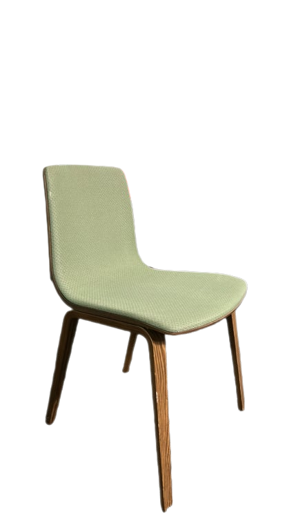Chaise de cafétéria Arper Aava 02 Verte