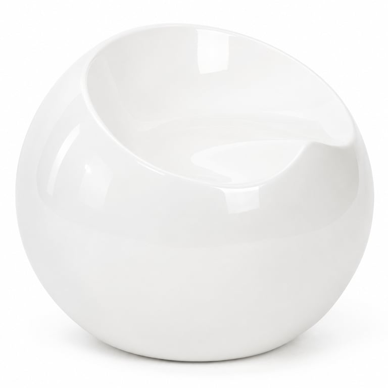 Tabouret Karen en Plastique Blanc