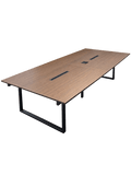 Table de réunion 330x165 chêne foncé