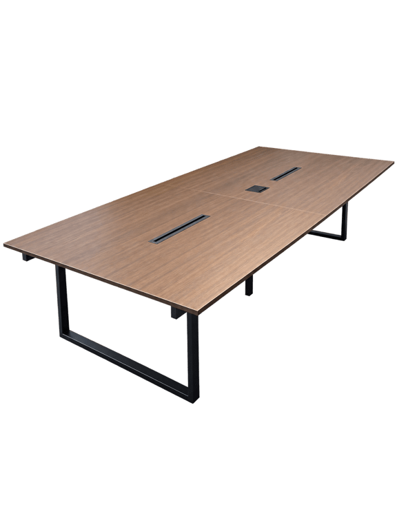 Table de réunion 330x165 chêne foncé