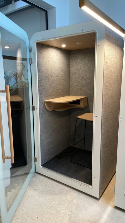 Cabine acoustique Solo Work With Island - cotes