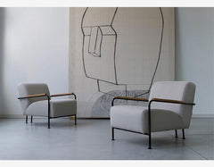 Fauteuil Viccarbe Rt design Gris clair