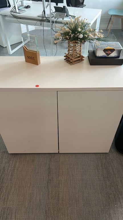 Armoire basse en bois - portes