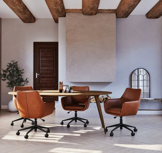 Chaise de réunion Maison du Monde Davis Cuir