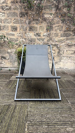 Chaise longue d'extérieur Maison du Monde Tevata Gris clair - 3-4