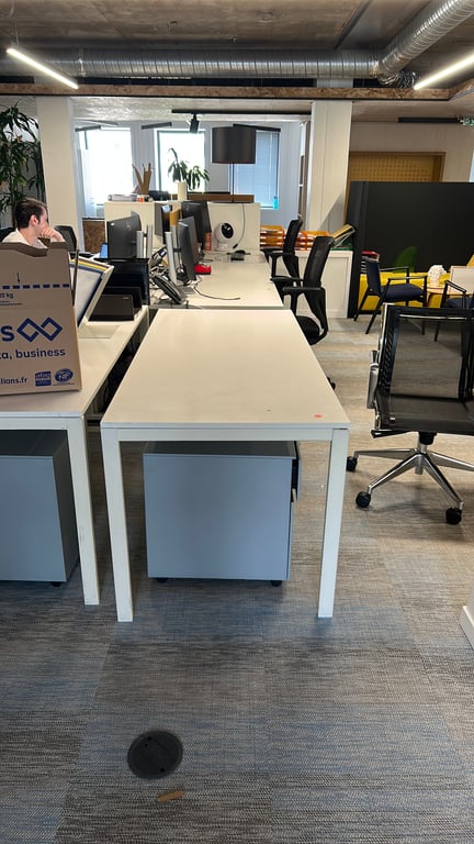 Bureau droit 175x75 cm - face