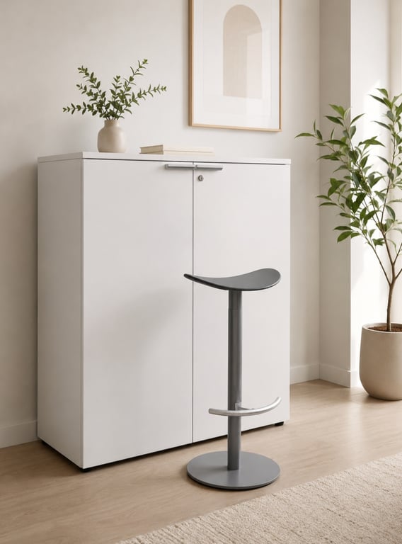 Tabouret en Plastique et Métal de Enea design