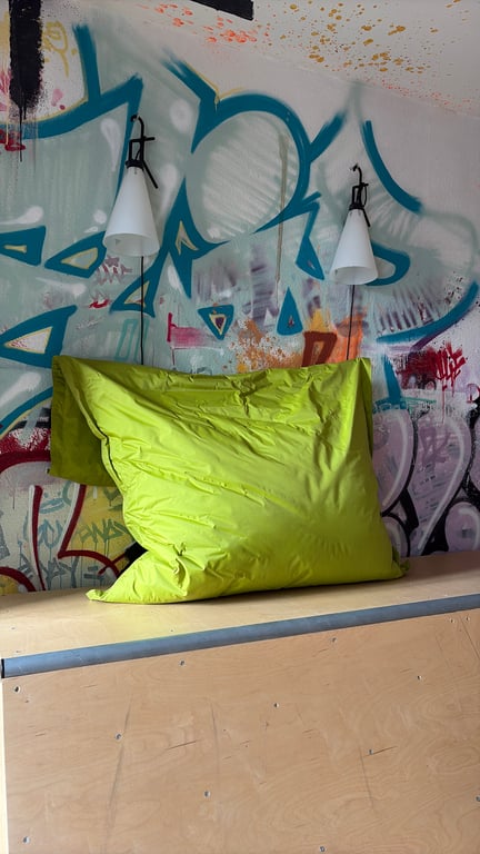 Pouf en tissu Chelsea Cucumber - 3-4
