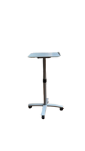 Table polyvalente rectangulaire en métal avec roulettes