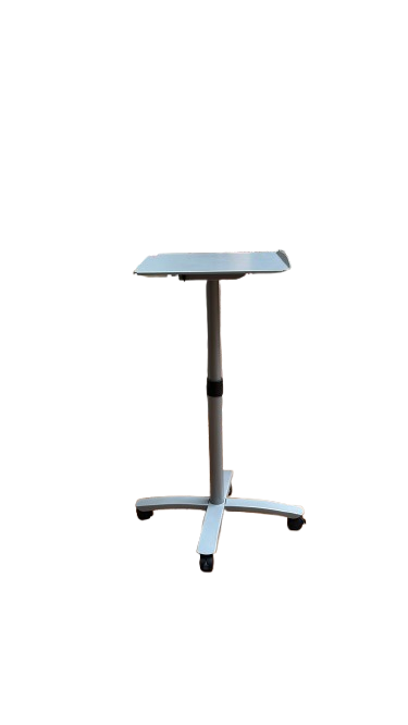 Table polyvalente rectangulaire en métal avec roulettes